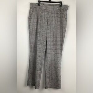 Lee Glen Plaid‎ Pull on Pants womens size 1X